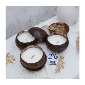 Velas de Coco Más Vendidas 2026: Cera de Soja Pura para Aromaterapia y Decoración del Hogar, Fragancia Duradera, Artesanía Premium - Product Image 1