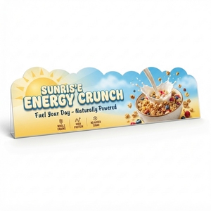 PVC Supermarket <b>Shelf</b> Talker Durable Convenient Bpa Free Retail Promotional Product Advertising Display Card - Product Image 1