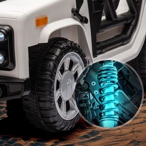 12V 7A 30W * 2หนึ่งปุ่มสตาร์ทเบาะหนัง4WD ความเร็วสูง/ต่ำการแสดงพลังงาน2.4G r/c เข็มขัดนิรภัยรถ RC สี่ล้อ - Product Image 2