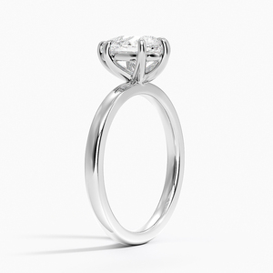 Bague BOJ 73 en argent 925 avec halo de pierres et griffes, solitaire en moissanite 2 carats couleur D VVS1 certifiée GRA, prix bas - Product Image 2