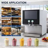 Automatische yoghurtdispenser met dubbele kop, commerciële yoghurt serveermachine voor restaurants en ontbijtgelegenheden
