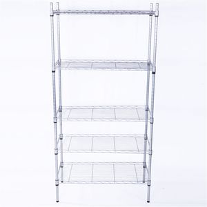 Scaffale Organizzatore in Acciaio a 5 Ripiani Regolabili, Unità di Stoccaggio per Garage Resistente - Product Image 5