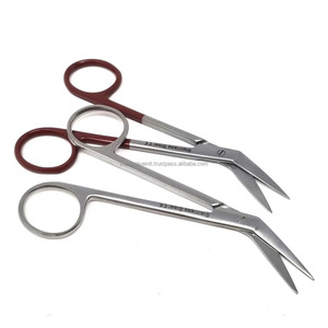 กรรไกรตัดเยื่อแก้วตาแบบโค้งขนาด 4.5 นิ้ว คุณภาพสูง ชุดเครื่องมือผ่าตัดจุลศัลยกรรมตา เครื่องมือผ่าตัดแบบกำหนดเอง ผู้จัดจำหน่ายที่ได้รับการรับรองมาตรฐาน CE ISO - Product Image 1