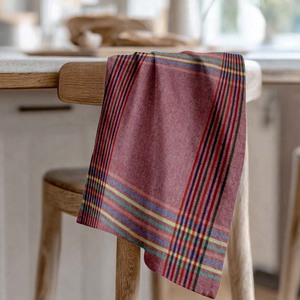 Durable Soft 100% Cotton <b>Linen</b> Woven Checkered Water Absorbent Kitchen Towels 180 GSM Indian Exporter Supplier Reliable Market - Product Image 1
