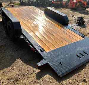 Remolques más vendidos en 2024: Remolque de plataforma basculante parcial por gravedad de 7x20, 16k, 8 toneladas - Product Image 3