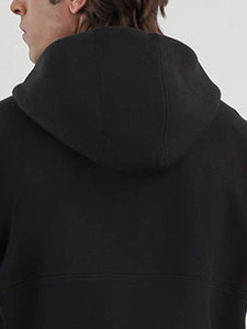 New Custom Embroidered Logo & Design <b>Black</b> Fleece Zipper Hoodies for <b>Men</b> Regular Fit Casual Warmth Winter Wear - Product Image 6