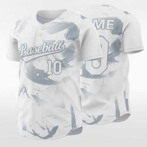 Camiseta de Béisbol Sublimada Transpirable para Hombre, Diseño Moderno Personalizado, Impresión Completa, Ropa Deportiva de Estilo Urbano a la Moda - Product Image 6