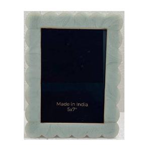 Marco de fotos de resina de alta calidad, diseño de festoneado, incrustaciones de resina para sala de estar, mesita de noche, mesa de oficina, perfecto como regalo de marcos de fotos - Product Image 4