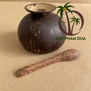 Juego de Tazas de Cáscara de Coco y Cucharas de Madera de Coco al por Mayor |   Combo Natural Hecho a Mano |   Precio Directo de Fábrica - Product Image 6