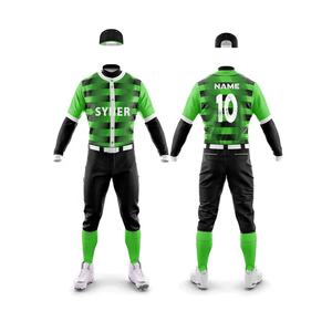 Nuevo Conjunto de Uniforme de Béisbol y Sóftbol Personalizado, Diseños Sublimados, Transpirable, de Secado Rápido, 100% Ropa Deportiva - Product Image 3