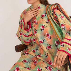 Vestido Khaddar Informal de Verano con Diseño y Color Únicos para Mujer, Nueva Moda Pakistaní e India, Trajes Khaddar para Damas - Product Image 6