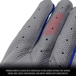 Gants de frappeur de baseball unisexes en cuir véritable de haute qualité, à doigts entiers, confortables, respirants et légers pour adultes - Product Image 5