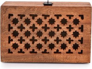 Handmade Solid Wood Storage <b>Box</b> Rectangle Carved Lid Antique Style Tabletop Home Decoration <b>Wooden</b> <b>Box</b> Case - Product Image 3