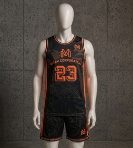 Conjunto de Uniforme de Baloncesto Sublimado Personalizado de Micah Corporation 2026 – Jersey y Pantalones Cortos Transpirables de Primera Calidad - Product Image 1