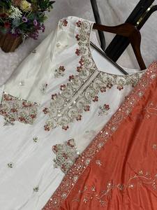 Presenting New Pakistani Ready to Wear Collection with Embroidery <b>Sequins</b> Work <b>Top</b>-Sharara Dupatta Modern <b>Party</b> Wear Quick Dry - Product Image 5