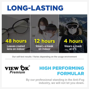 ผ้าไมโครไฟเบอร์กันฝ้าแบบพรีเมียม View OK Super Hydrophilic ขนาด 15*15 ซม. ใช้ซ้ำได้ สำหรับทำความสะอาดแว่นตาและแว่นกันแดด ช่วยรักษาความคงตัว - Product Image 2