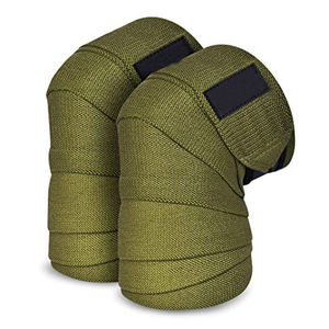 Sports <b>Knee</b> Wraps for Weightlifting Heavy Duty <b>Knee</b> <b>Support</b> <b>Straps</b> for Squats, Powerlifting & Cross Training with Non-Slip - Product Image 1
