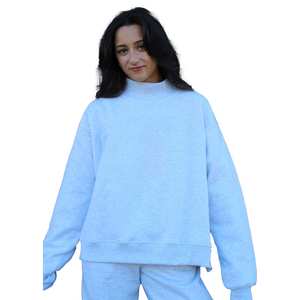 Sweat-shirt à capuche personnalisé en coton 100% avec broderie appliquée sur le devant, style universitaire, streetwear, molleton d'hiver - Product Image 2