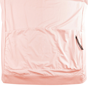 Maillot de cyclisme rose à manches courtes avec fermeture éclair pour femme, respirant, séchage rapide, printemps automne, maillot de cyclisme sur route - Product Image 6