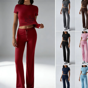 Conjunto de Vestido de Verano para Mujer, Dos Piezas, Estilo Casual, Ligero, Transpirable, Elegante, Corte Holgado, Ideal para la Playa - Product Image 2