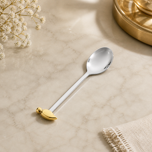 Luxury Gold Salad <b>Servers</b> Set Stainless Steel Serving Spoons Kitchen Utensils Dinner Party - Product Image 6