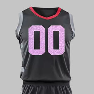 Camiseta de Baloncesto Personalizable de Alta Calidad OEM 100% Poliéster sin Mangas, Diseño Transpirable, Combinación de Colores, Conjuntos de Tallas Grandes - Product Image 6