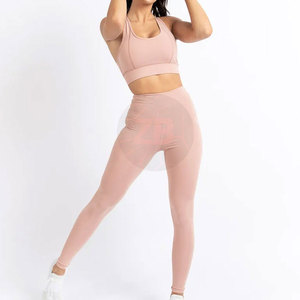 Comfortable Women Yoga Set With Soft Inner Lining Breathable Material Perfect For Yoga And <b>Exercise</b> - Product Image 2