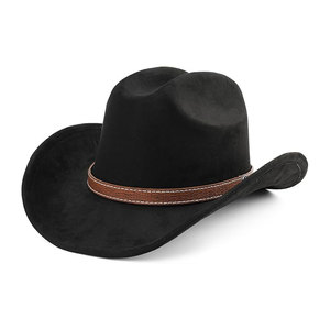 Sombrero de Vaquero Unisex de Cuero Gris con Rayas, Ala Ancha de 56-58 cm, para Primavera, Otoño, Playa, Aire Libre, Casual, para Adultos 2026 - Product Image 4