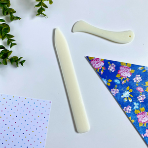 Juego de Plegadores de Hueso con Forma Natural, Ecológicos y Pulidos, Herramientas para Encuadernación y Manualidades con Papel FAIZA CRAFT - Product Image 5
