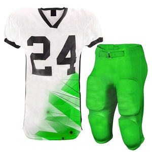 Uniformes de drapeau de Football américain, maillot et pantalon imprimés, respirant, maillot de Football américain, broderie légère - Product Image 4