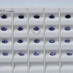 4x5mm naturel bleu Iolite à facettes forme ovale en gros pierres précieuses en vrac tendance bijoux accessoires produits les plus populaires 2025 - Product Image 3