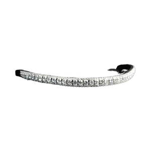 Banda de cejas de cuero Premium exclusiva personalizada para caballos ostentosos Diseño duradero y elegante - Product Image 1