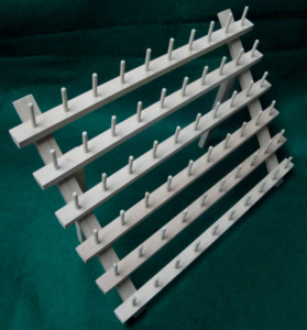 AA0187 Soporte de Madera para Hilos |   Organizador de Hilos de Madera Hecho a Mano, Simple y Duradero, para Herramientas de Tejer y Crochet - Product Image 5
