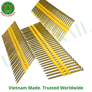 Clavos de alta resistencia de 3'' x 0.131 para estructuras, para clavadora neumática de bobina, con vástago de tornillo, de Vietnam |   Clavos en tiras de plástico - Product Image 5