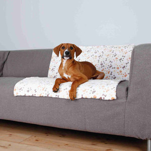 ผ้าห่มและผ้าคลุมสัตว์เลี้ยงลิงโก้ 100x75 ซม. สีขาว-เบจ - Product Image 2