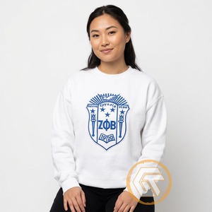 เสื้อพูลโอเวอร์คอวีทรงปกติสำหรับผู้หญิง Zeta Phi Beta ผ้าฝ้ายฟลีซเนื้อหนาปักลายแบบกำหนดเองจาก Wholesale GREEK TREASURES สำหรับฤดูหนาว - Product Image 1
