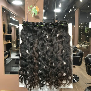 Produit de qualité naturel cheveux non transformés bon marché bruts vierges faisceaux cuticule alignée vague de corps temple indien extensions de cheveux humains - Product Image 4