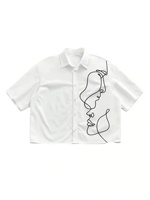 Camiseta de Punto Extra Grande de Alta Calidad para Hombre, Cuello Redondo, Colores Sólidos, 100% Algodón, Tejido de Punto Grueso, Corte Holgado Informal para Verano
