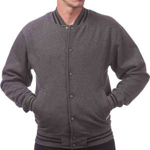 Front Man Sports Custom <b>Jersey</b> Fleece Men Varsity <b>Jacket</b> Wool Sleeve University Baseball Windproof Breathable Winter Streetwear - Product Image 3