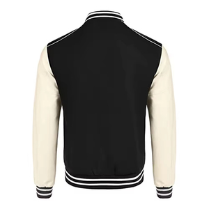Customizable <b>Thin</b> Wool-Blend Felt and Leather Varsity <b>Jacket</b> High Quality Letterman Style with Canvas Wholesale Customizable - Product Image 6