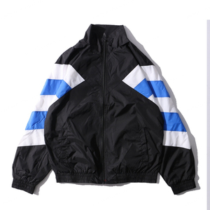 Blouson matelassé homme rouge et noir, imperméable, coupe-vent, à fermeture éclair, col montant, style sportif, pour l'hiver, en toile classique - Product Image 1