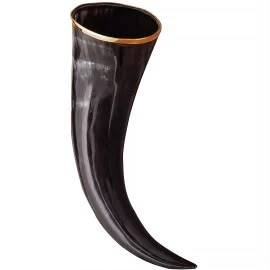 Top Quality Ox Viking Drinking Horn Authentic Ox <b>Cow</b> and Buffalo Horns Viking Medieval Drinking Horns at Affordable Prices - Product Image 3