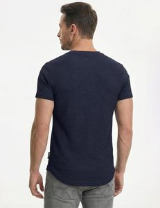 เสื้อยืดคอตตอนถักพรีเมียมสำหรับผู้ชาย คอกลม แขนสั้น สวมใส่สบาย เรียบง่าย นุ่ม ระบายอากาศได้ดี แห้งเร็ว เป็นมิตรกับสิ่งแวดล้อม - Product Image 3