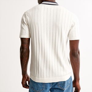 T-shirt décontracté pour homme, respirant, 100 % coton, à manches courtes, avec poche, motif uni, grande taille, pour l'entraînement sportif, 220g - Product Image 5