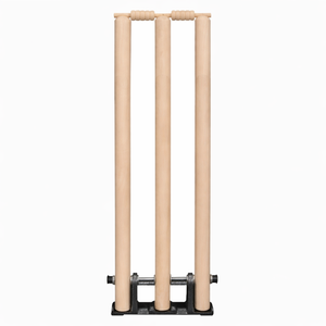 ไม้คริกเก็ต Mannu Sports Spring Iron Base พร้อมสตั๊ม 3 อัน บีล 2 อัน ฐาน 1 อัน  โลโก้ของคุณเอง ความหนา 13-16 มม. น้ำหนัก 2.8 ปอนด์ - Product Image 3