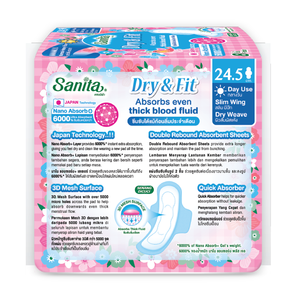 Sanita-toallas sanitarias secas y ajustadas, 24,5 cm, 8 unidades, precio al por mayor - Product Image 2