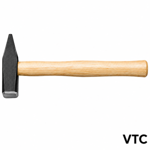 Martillo de carpintero con mango de madera, cabeza rectangular, agarre liso, grado DIY, martillo de taller - Product Image 1