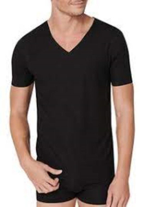 Camiseta de Hombre con Cuello en V, 100% Algodón, Transpirable, de Alta Calidad, Personalizable, Color Sólido, Ecológica, Tejida - Product Image 5