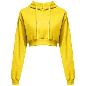 Sudadera con Capucha Casual de Manga Larga para Mujer, 100% Algodón, Color Sólido, Alta Calidad, Transpirable, Ecológica, con Logotipo Frontal, para Invierno - Product Image 2