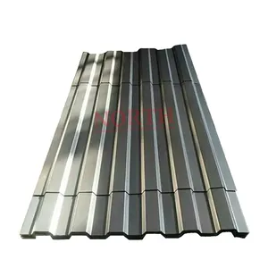 İspanyol tarzı 0.6mm yalıtımlı GI galvanizli Metal oluklu levha kiremit çinko kaplı oluklu çelik çatı levhaları tabaklar